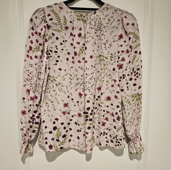 Joie Flowered Pink 100% Viscose blouse. Small #31 - Picture 2 of 6